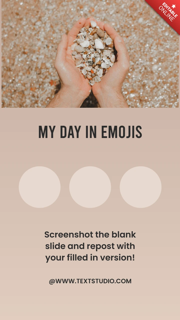 Express Your Day with Emojis Instagram Story Post Design Template