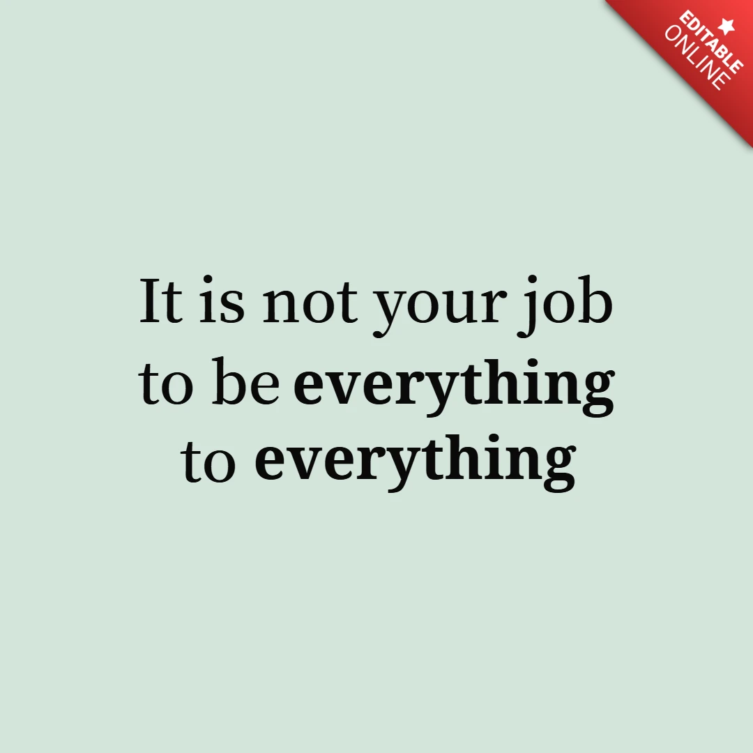 Zen Uplifting Quote Instagram Post Design Template