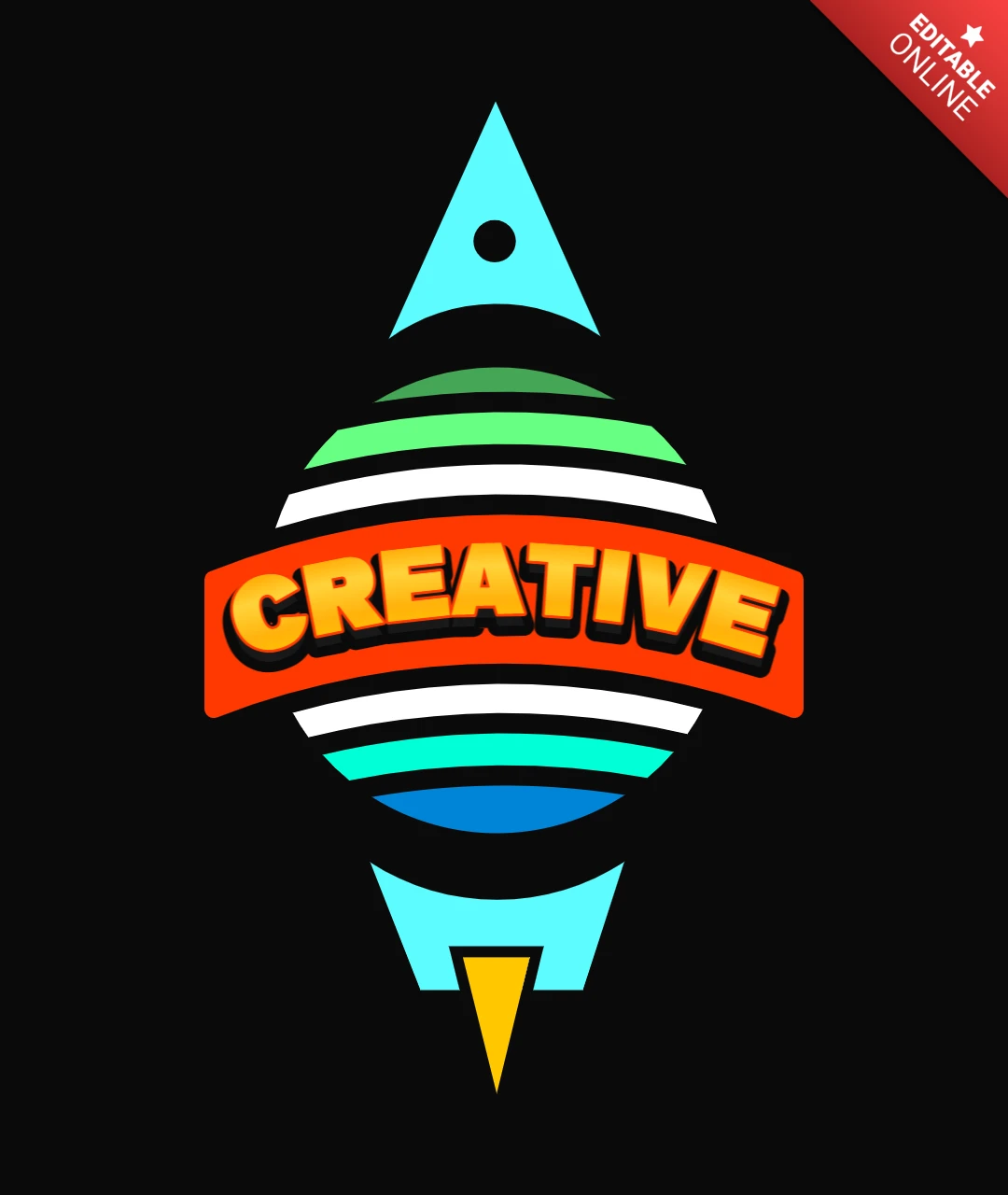 Modello di design di maglietta creativa