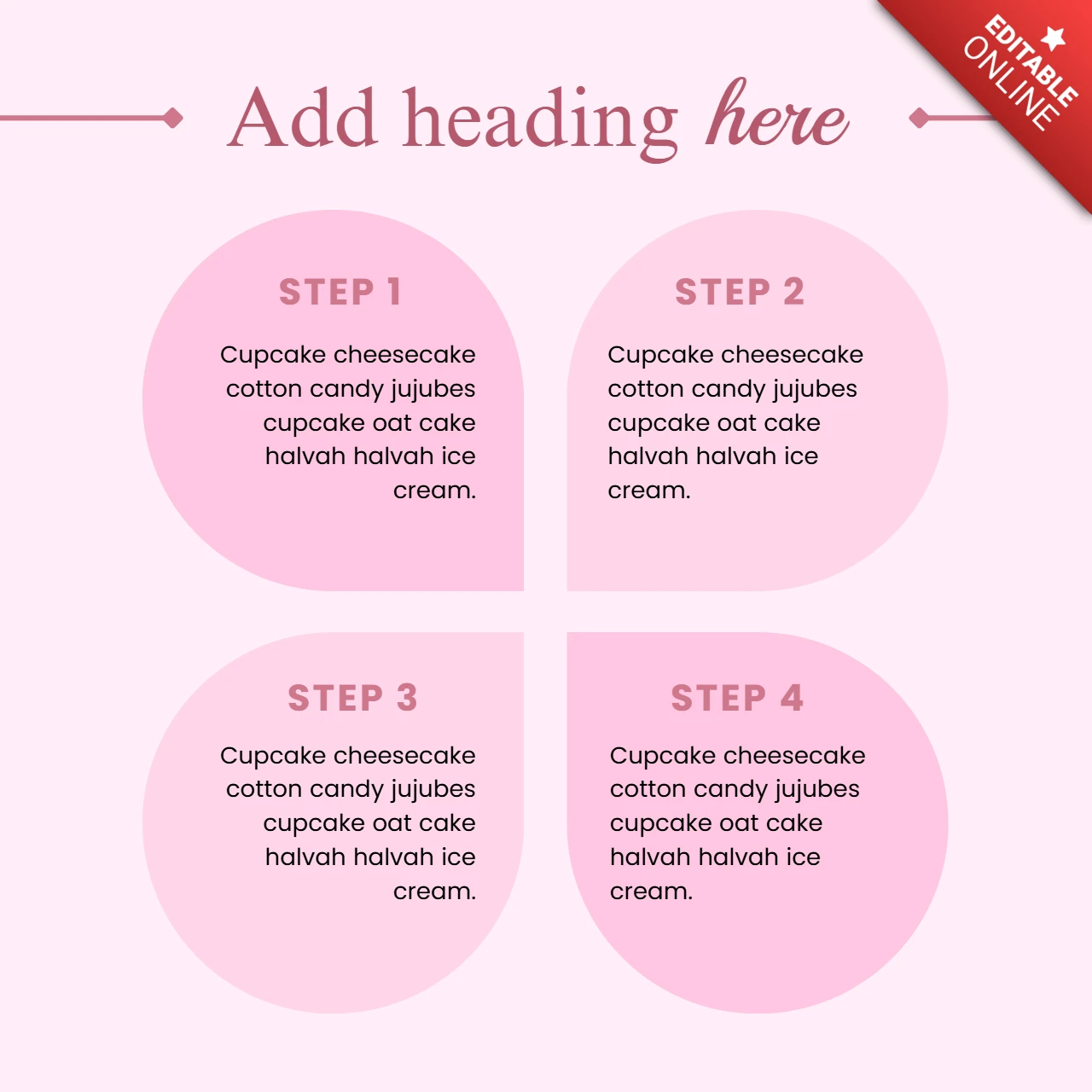 Step by Step Guide Instagram Post Design Template