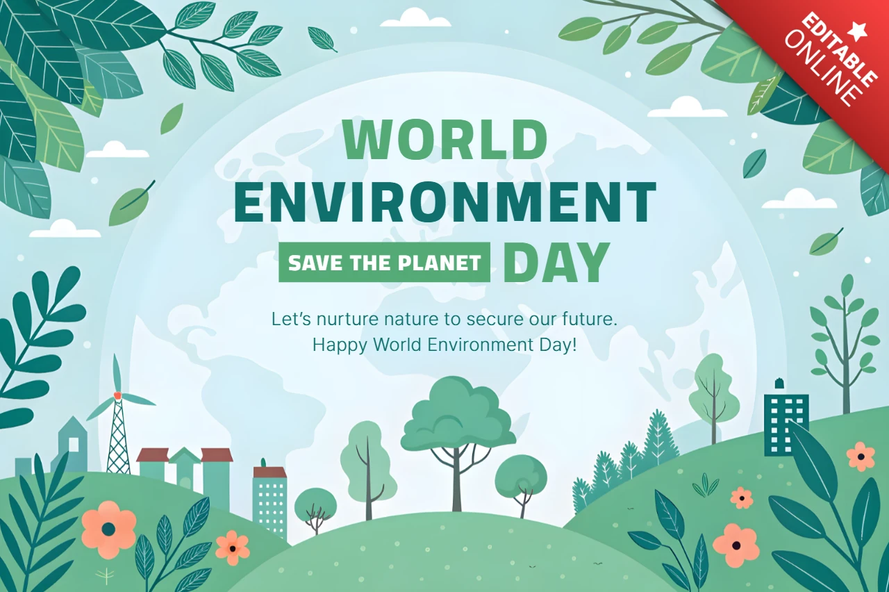 Eco-Friendly Design Template for World Environment Day Celebration