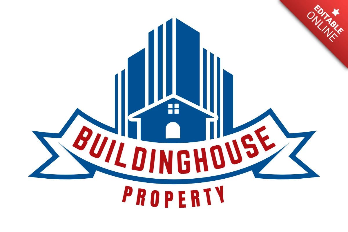 Modello di logo per società immobiliare