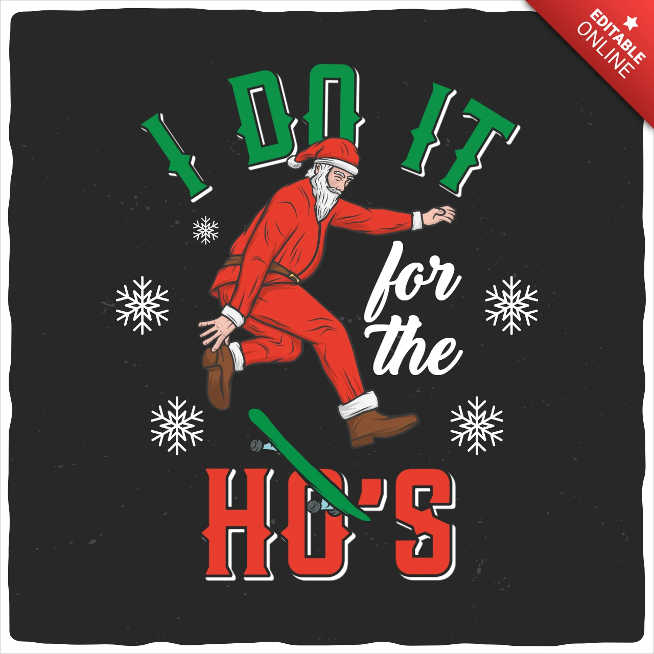 Eu faço isso para o modelo de design de camiseta de Natal do Papai Noel