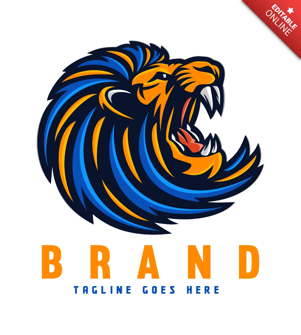 Lion King Logo Design Template