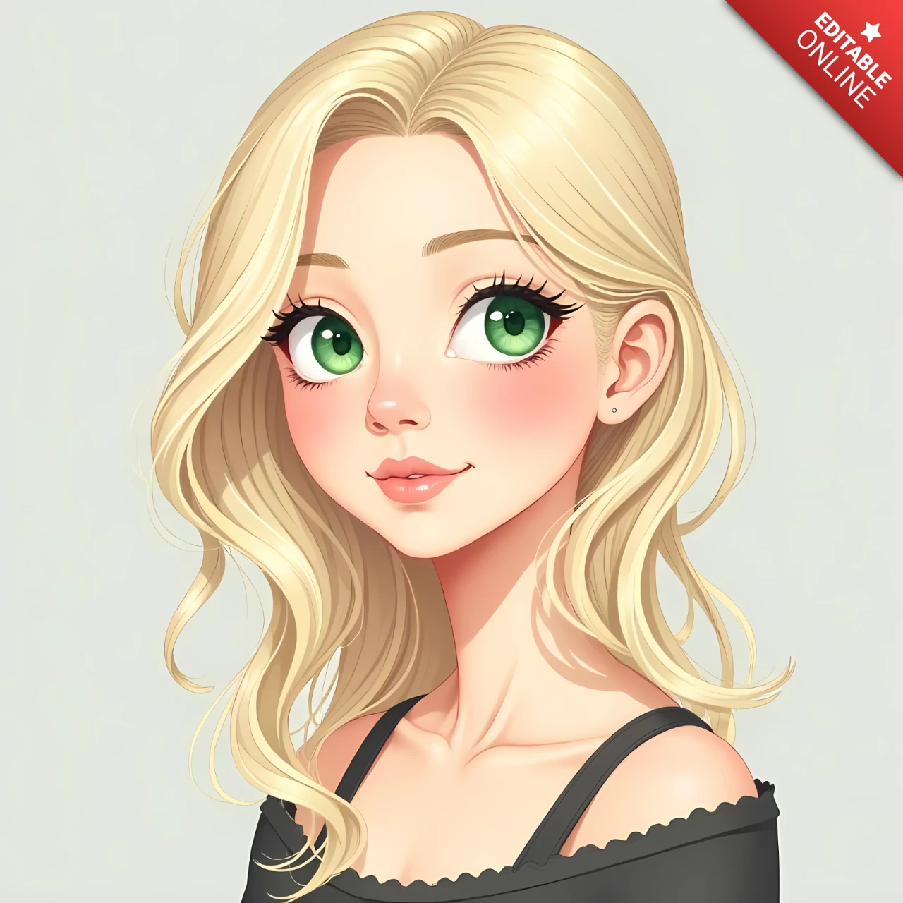 Modèle de personnage modifiable pour les créations artistiques numériques