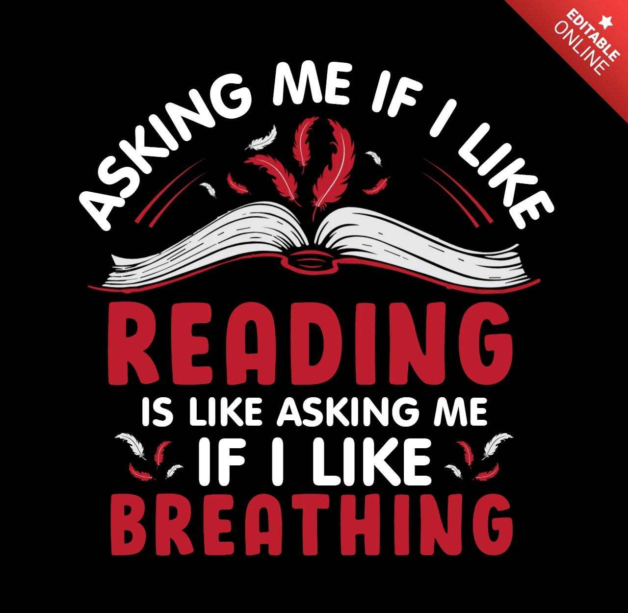 Lustiges buch liebhaber zitat t-shirt design vorlage
