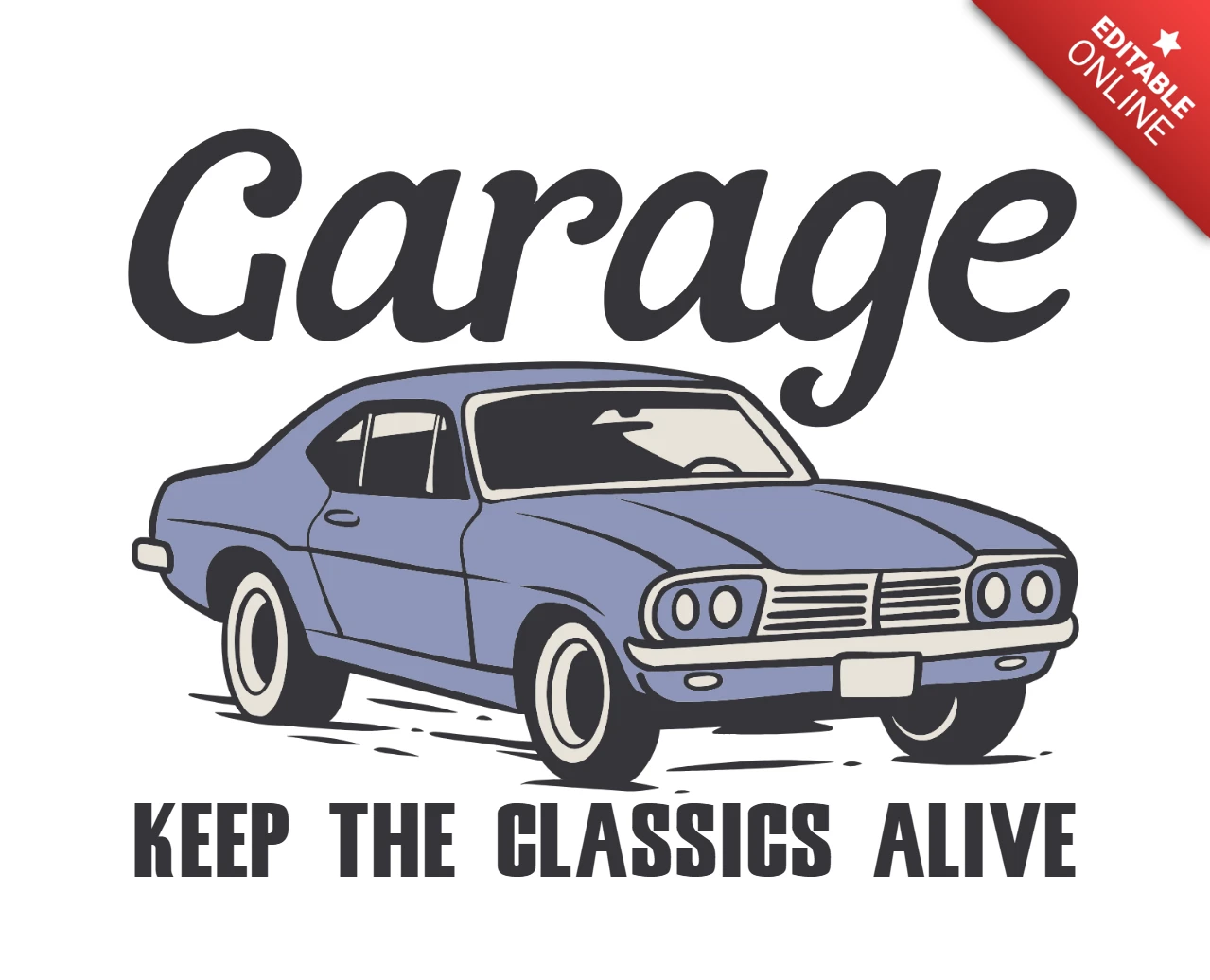Vintage Car Garage Design Template: Keep the Classics Alive