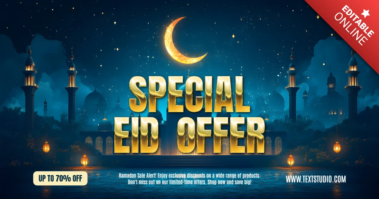 Szablon oferty specjalnej - świąteczny motyw nocnego nieba