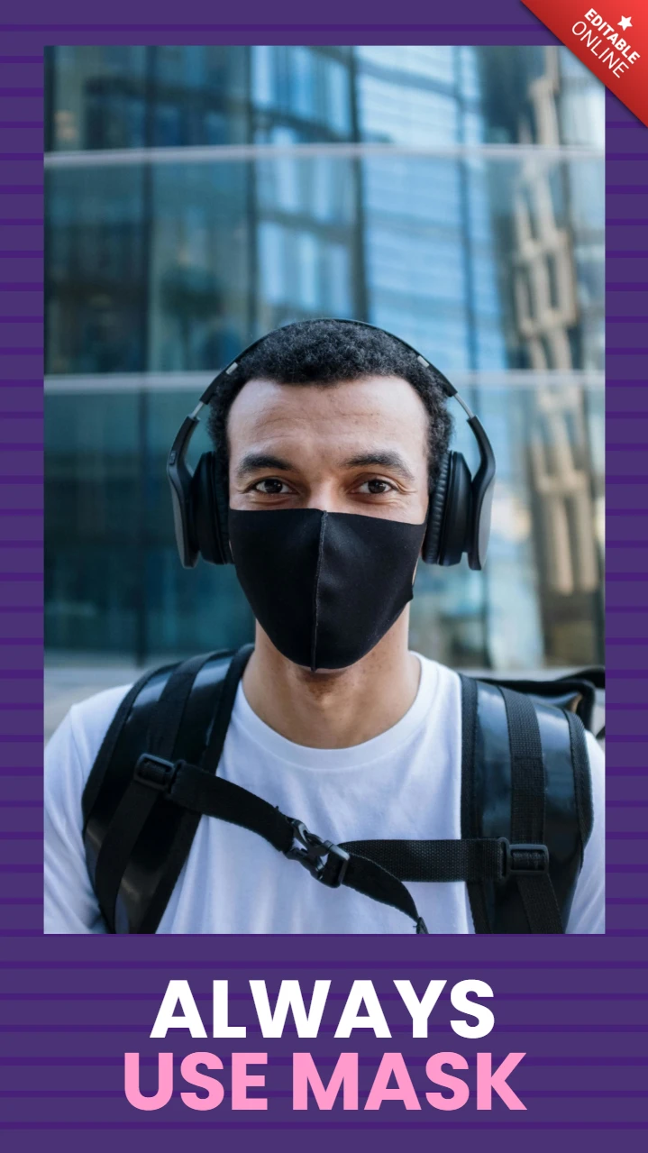 Modello di progettazione di post di storie promozionali di Instagram di base viola