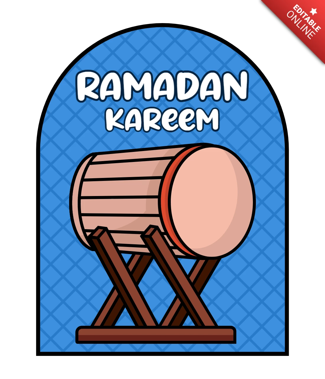 Ramadan kareem Aufkleber Logo