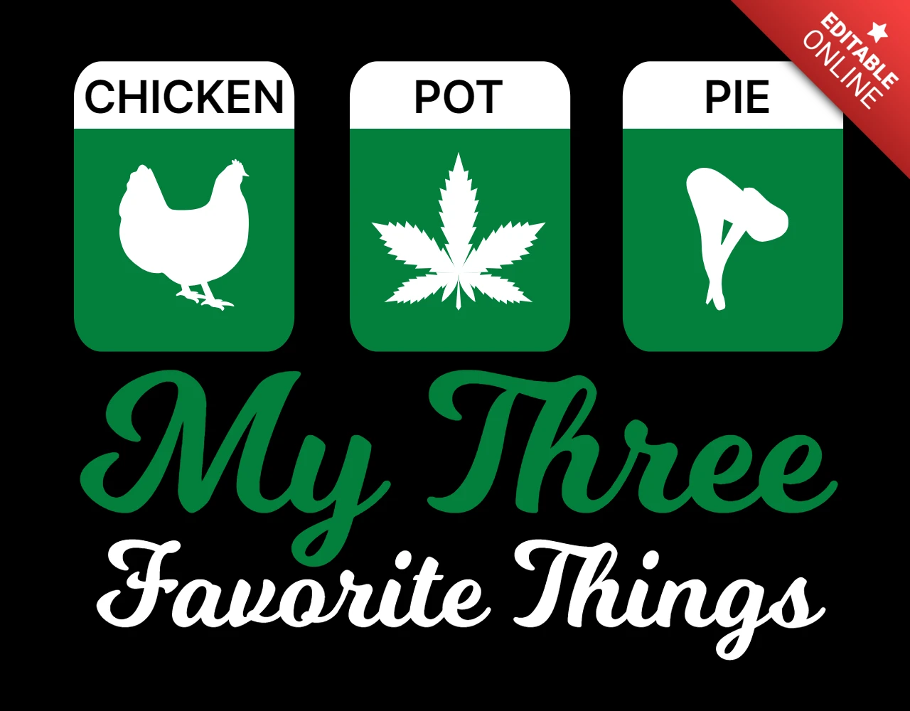 Chicken Pot Pie T-shirt Design Template
