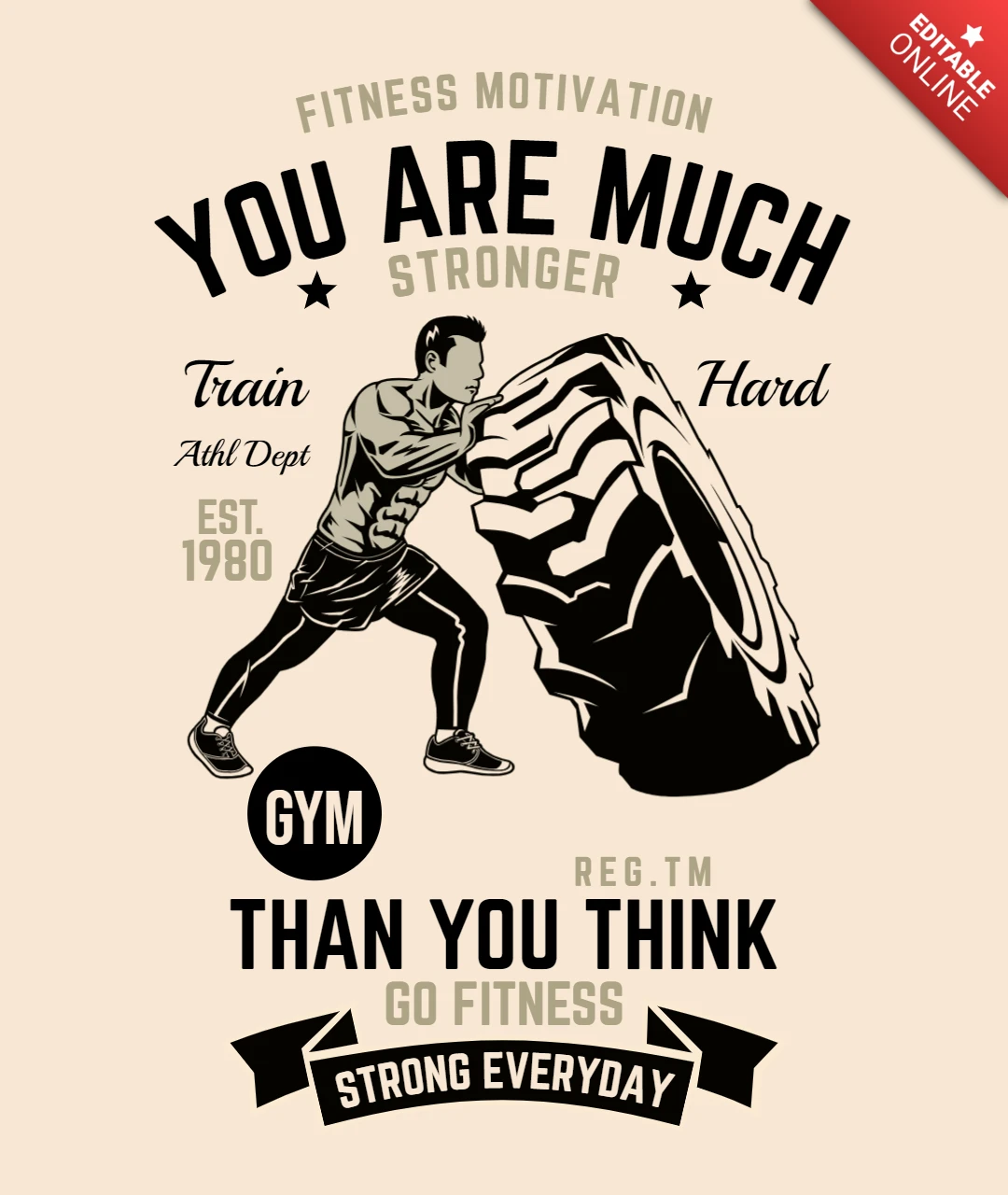 Plantilla de diseño de camiseta para club de gimnasia Crossfit