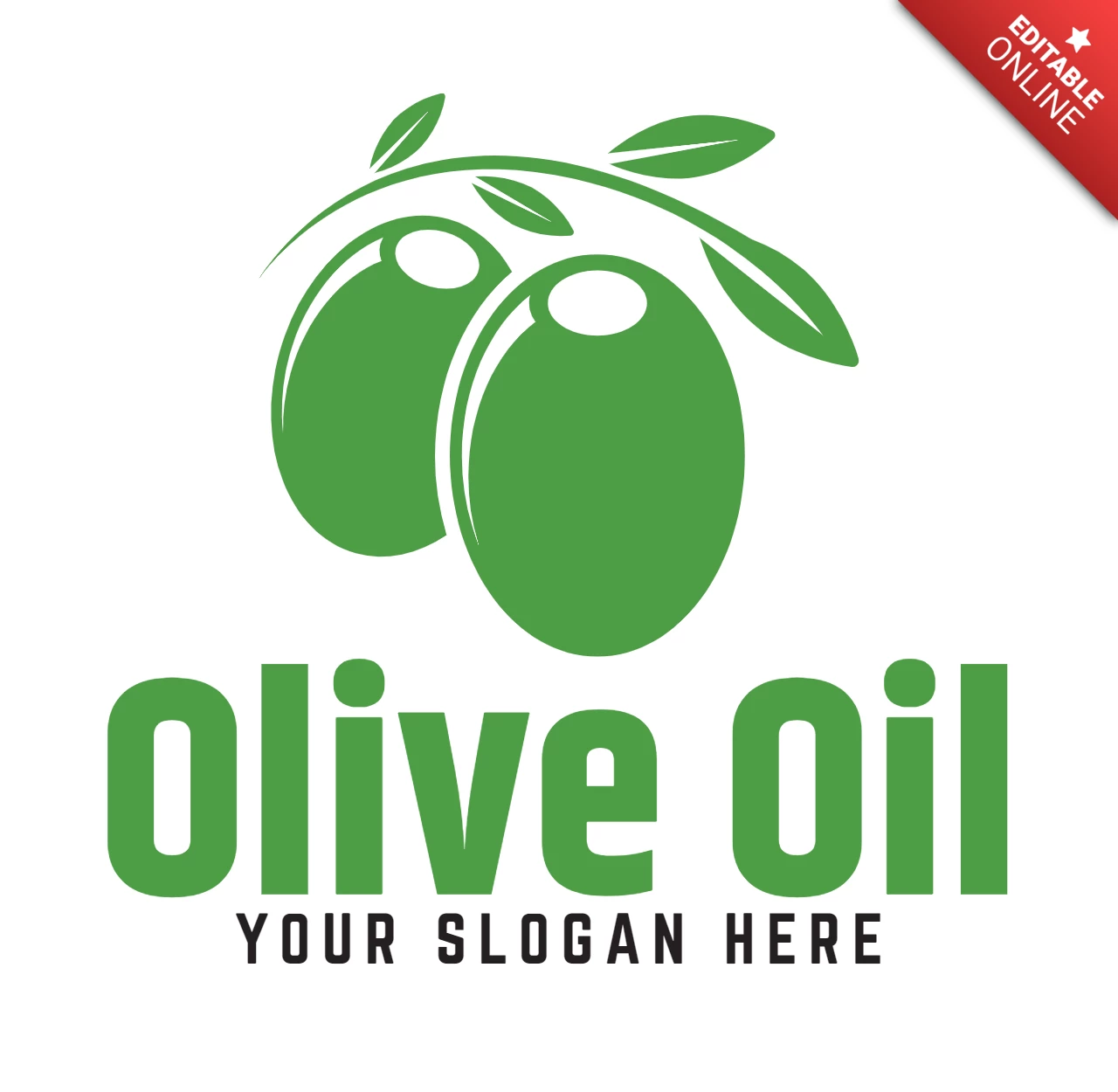 Olive Oil Logo Design Template