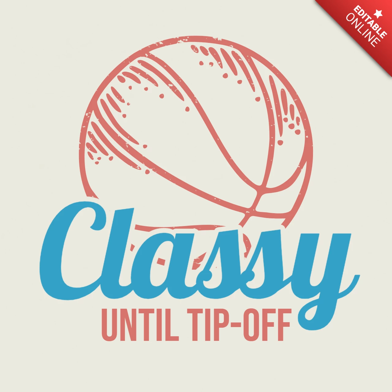 Modelo de design de camiseta vintage de basquete elegante
