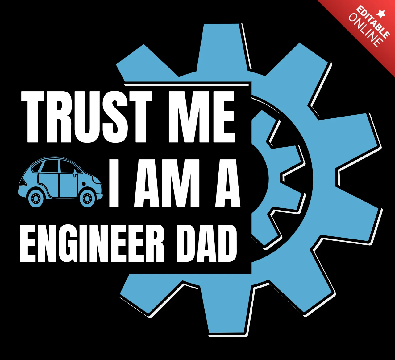 Engineer Dad Graphic Design for Fun Daddy Apparel