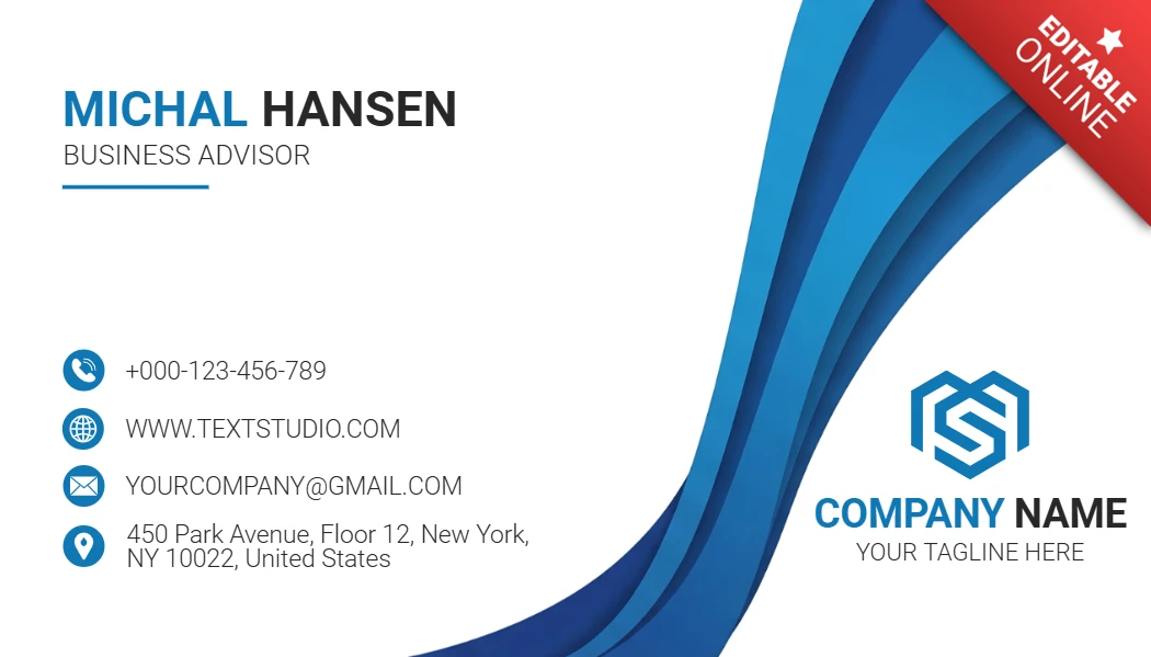 Creative Professional Business Card Template Sleek Green Accents and Corporate Composition