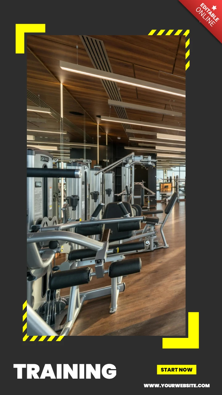 Designvorlage für Marketing-Instagram-Storys im Bauschild-Stil
