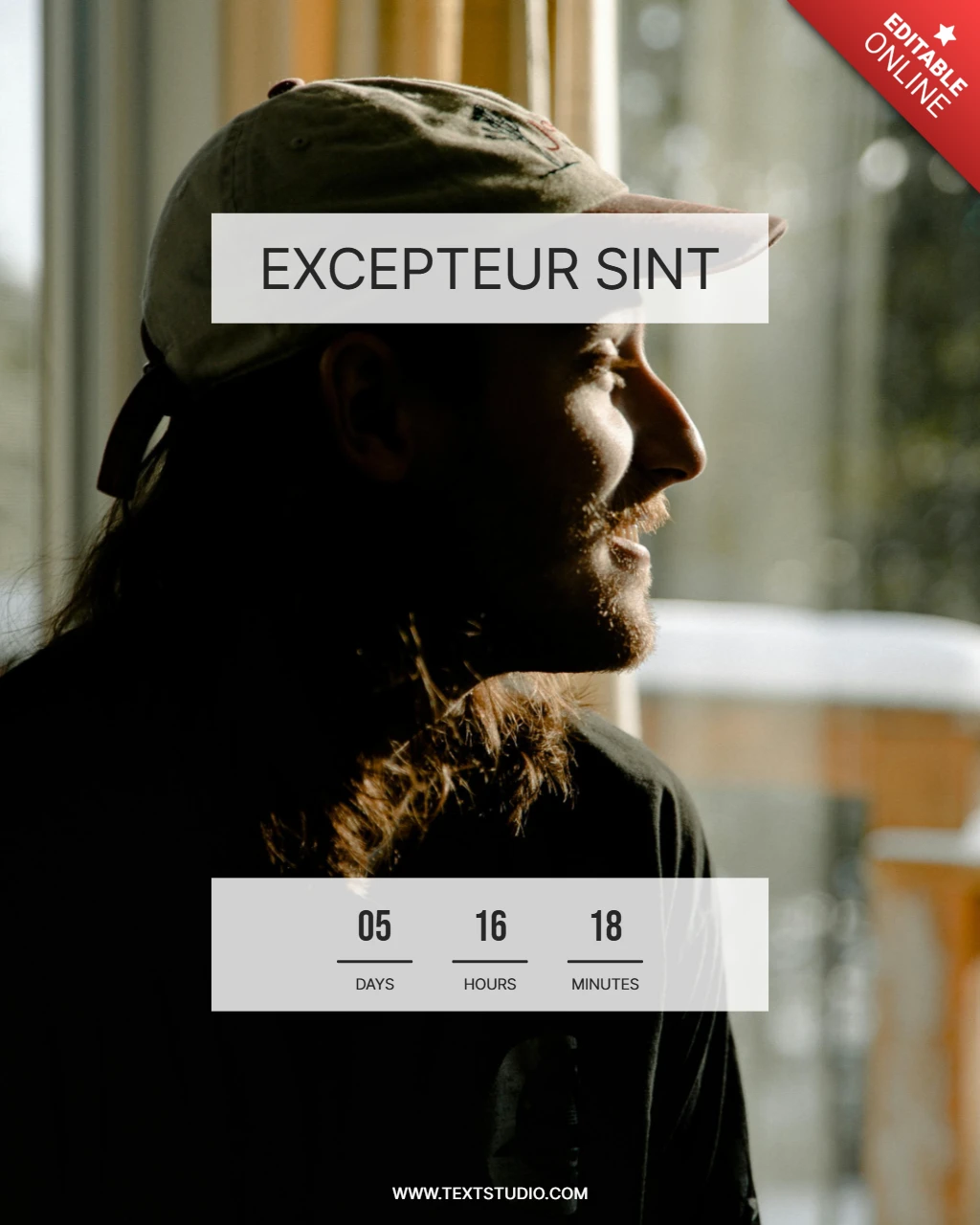 Countdown Timer Instagram Post Design Template