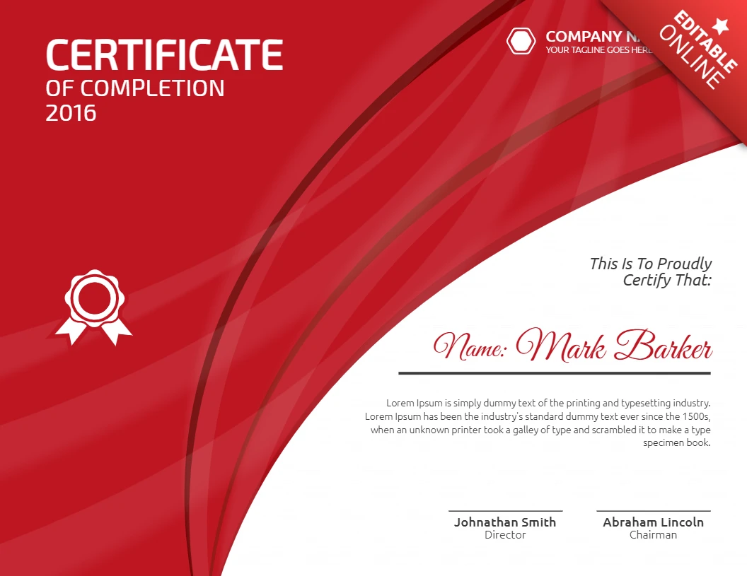 Abstracte moderne professionele zakelijke certificaat post ontwerpsjabloon