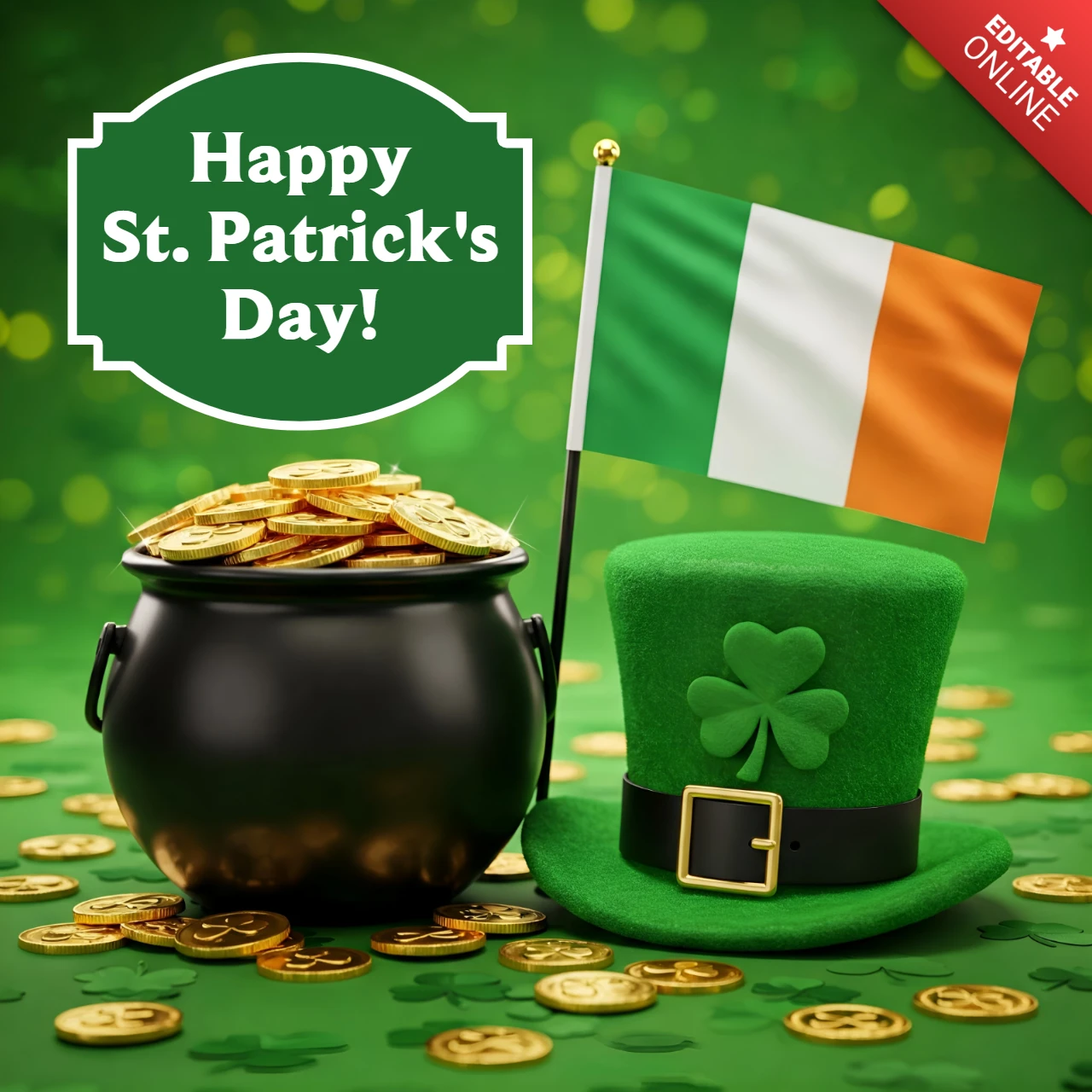 St. patrick's day celebration Vorlage Design für festliche Veranstaltungen