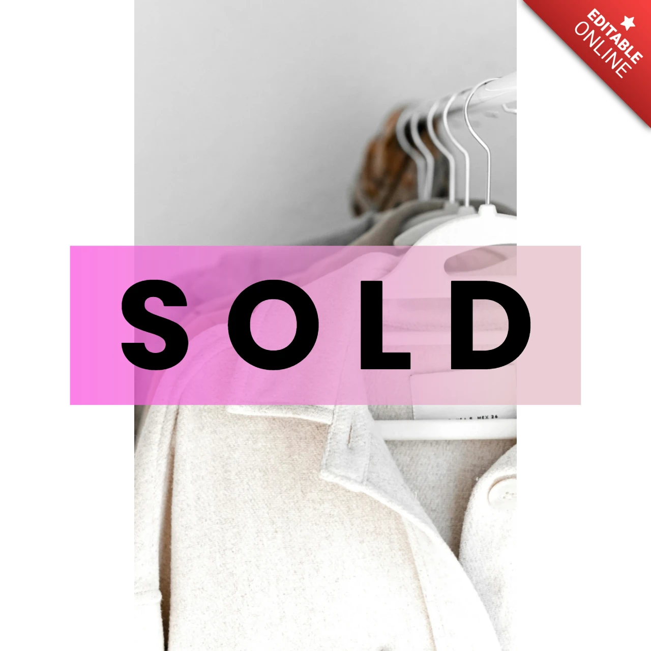 Fashion Sale Social Media Square Post Design Template