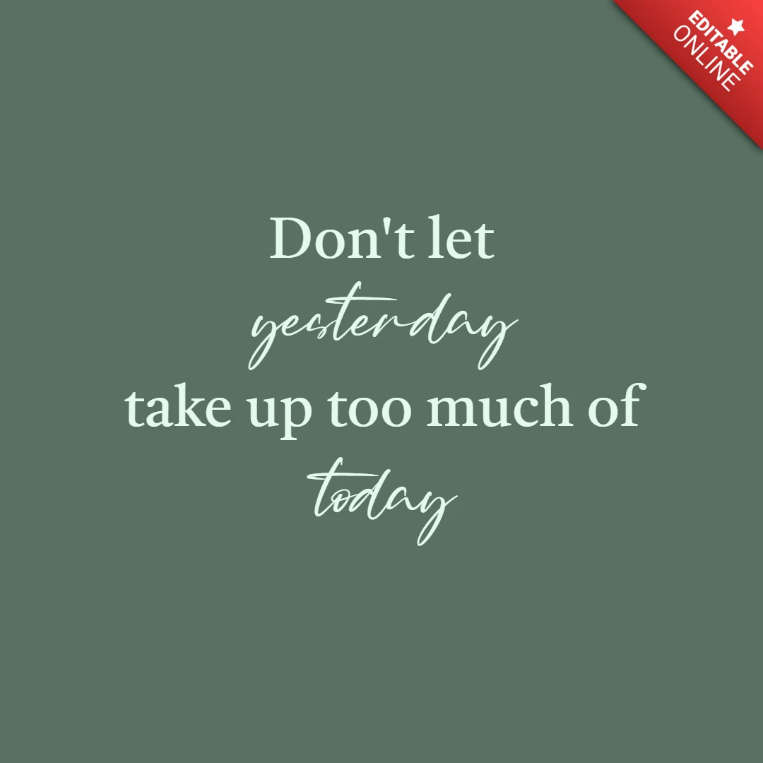 Zen motiverende quote instagram post ontwerpsjabloon