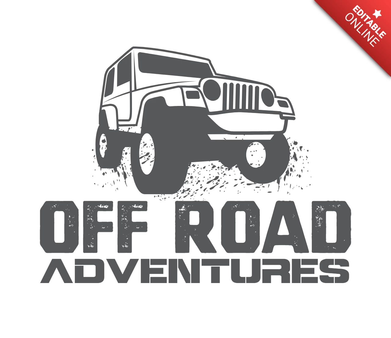Off Road Adventure Logo Design Template