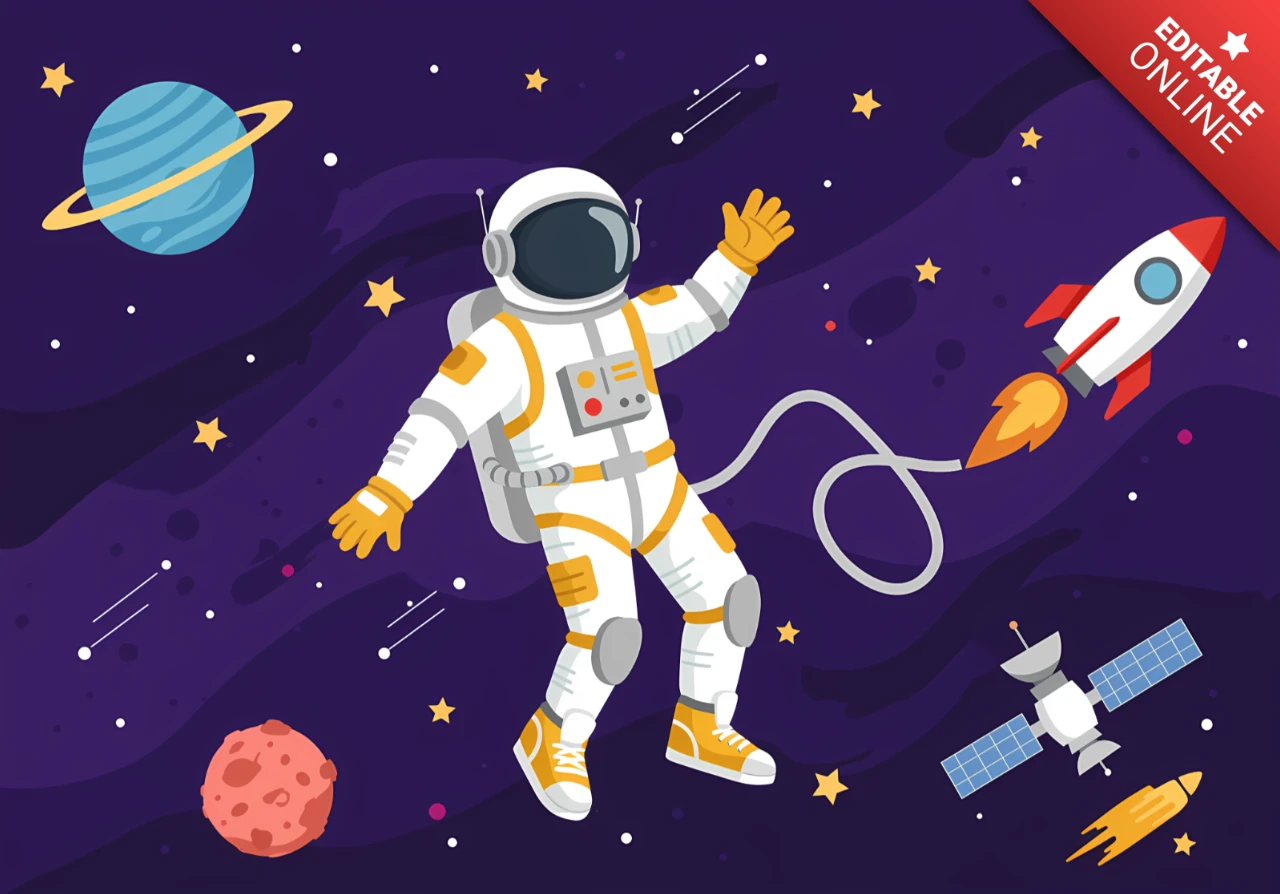 Modèle de conception d'aventures spatiales pour les projets d'enfants