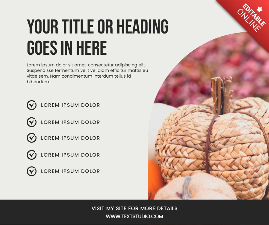 Eye-Catching Design For Your Website Promotion Post Template