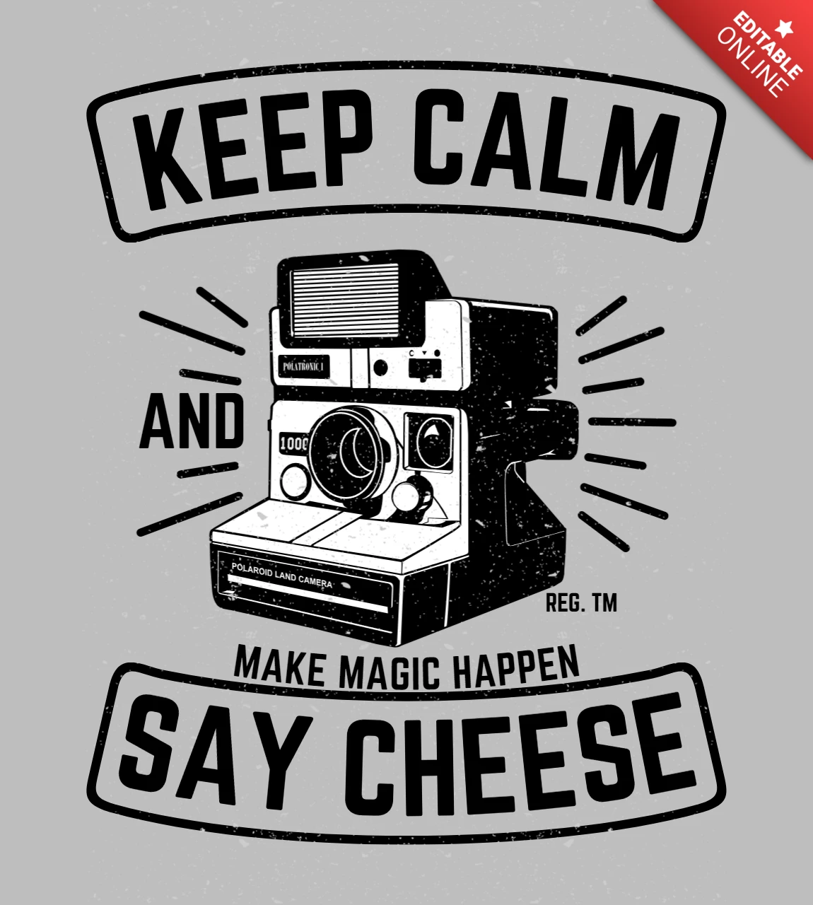 Keep calm and make magic plantilla de diseño de camisetas
