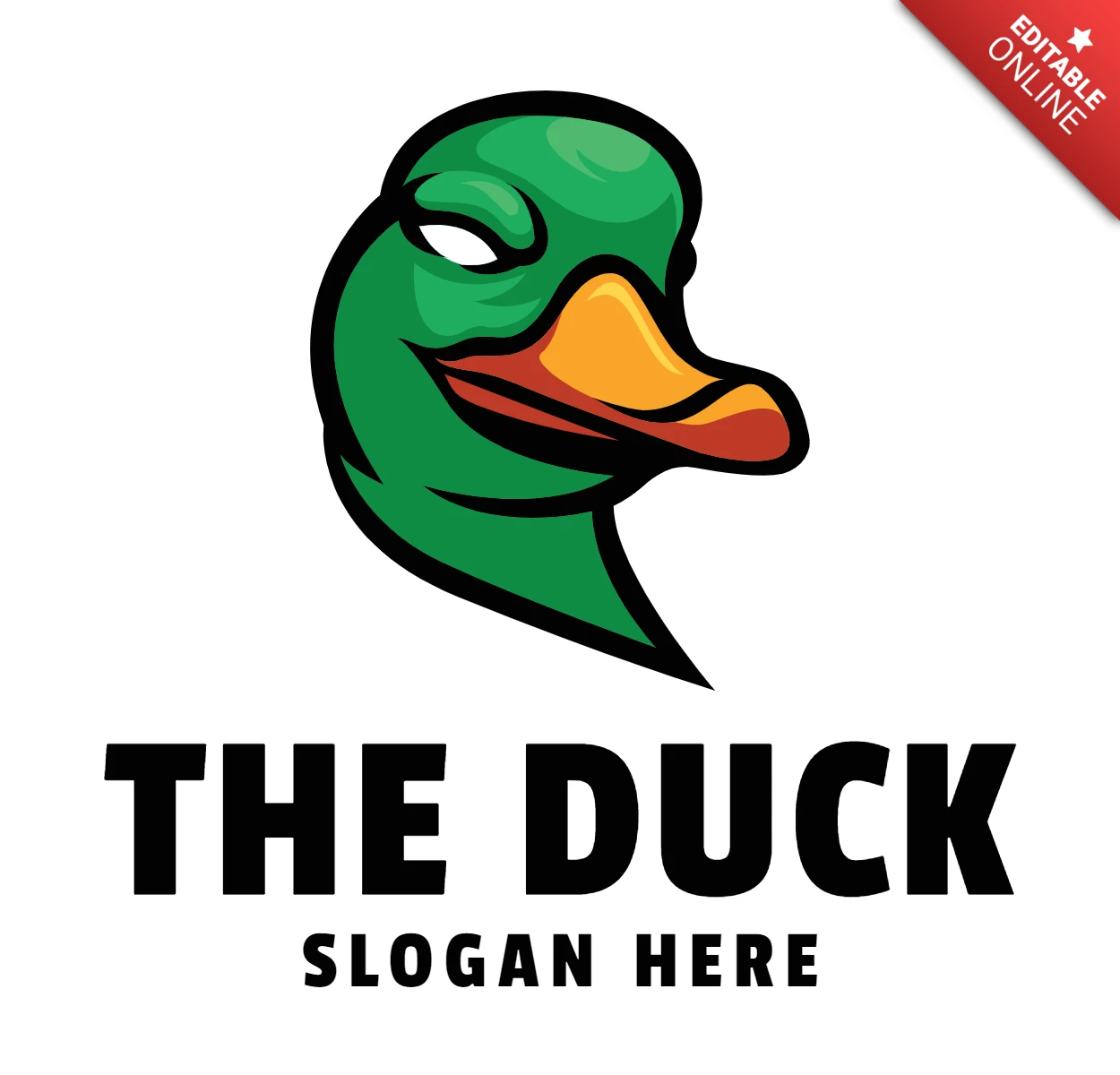 Duck Logo Design Template