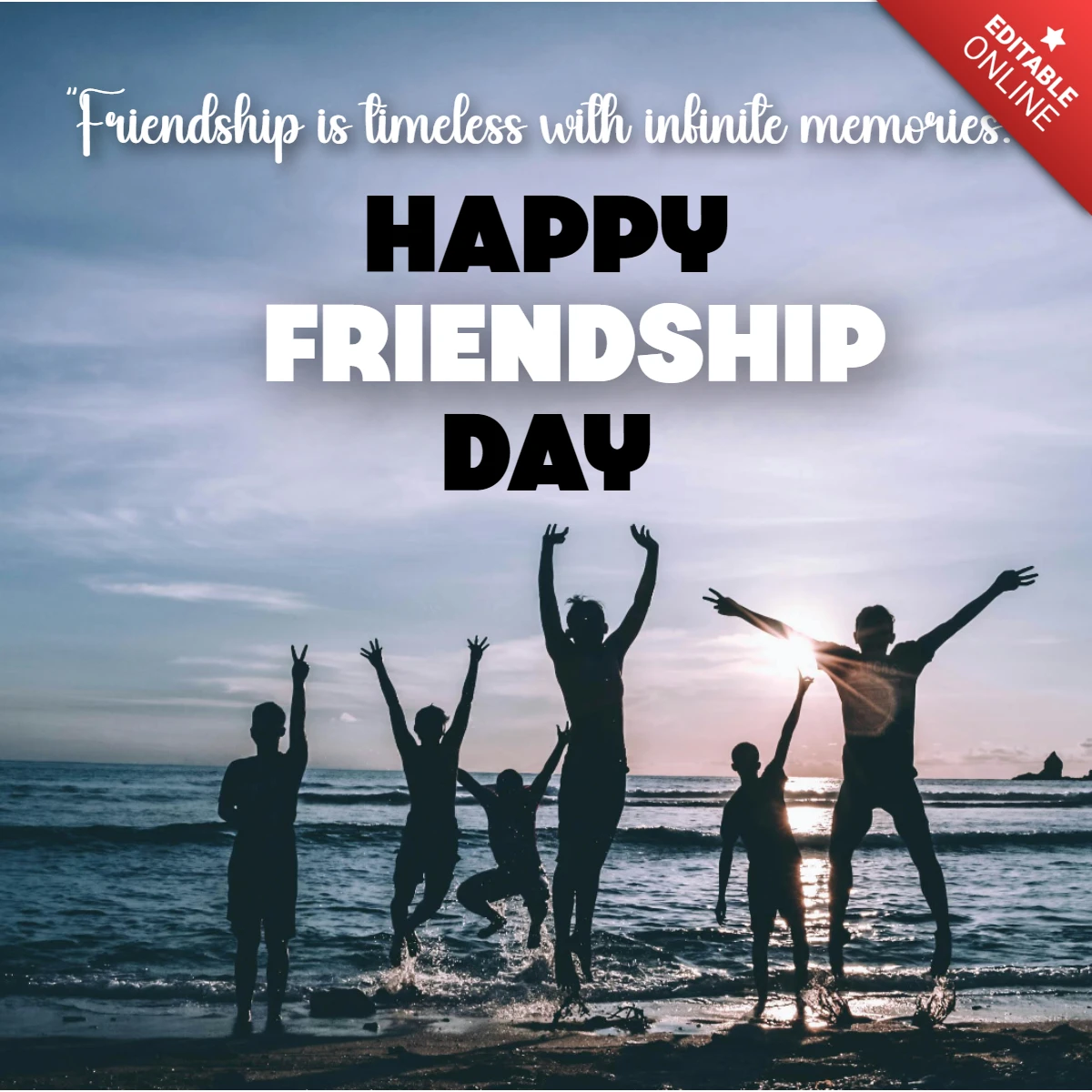 Happy Friendship Day Instagram Post Template