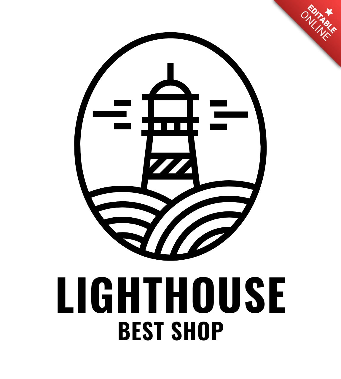 Light House Logo Design Template