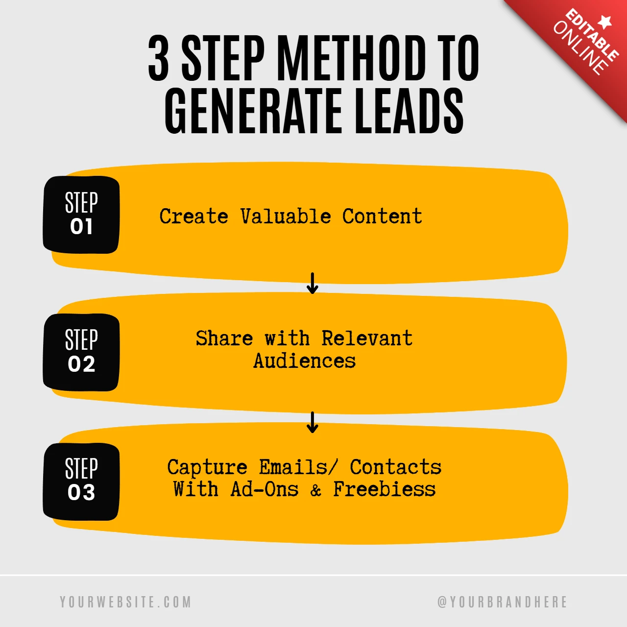 Business Success Steps Instagram Post Design Template