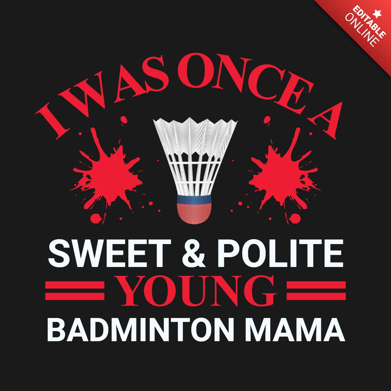 Una volta ero una giovane mamma di badminton dolce ed educata