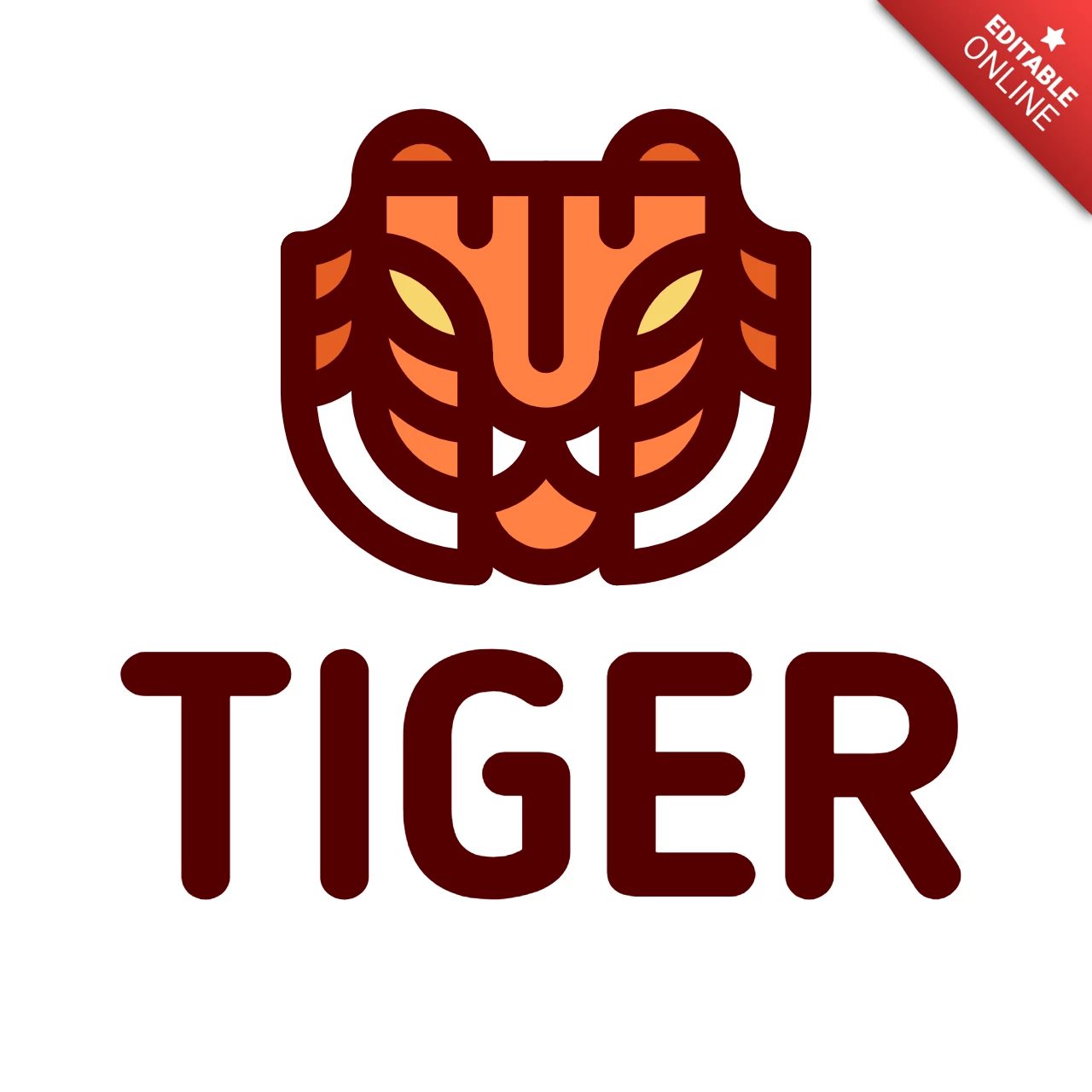 Tiger Logo Design Template