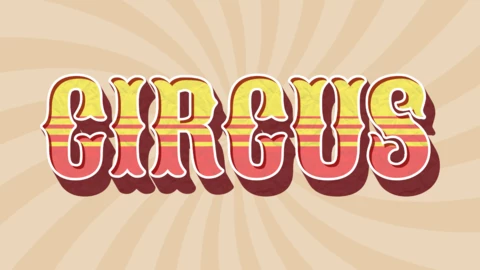 Exhibition | Retro Circus Font | Text Effect Generator