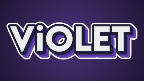 Official | 3D Purple Layered | Text Effect Generator