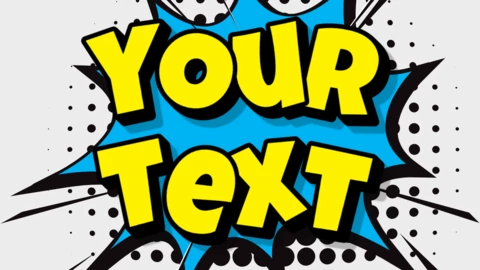 Korean Font Texteffekt