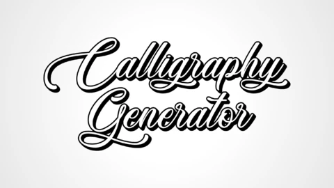 Kaligrafi Efeito de texto