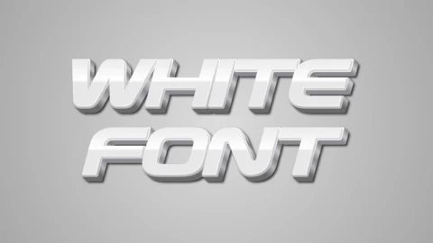 Helvetica Bold Metin Efekti