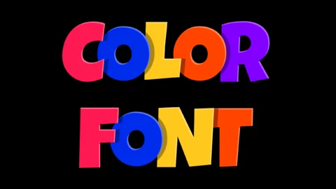 Cooper Black Font Effet de Texte