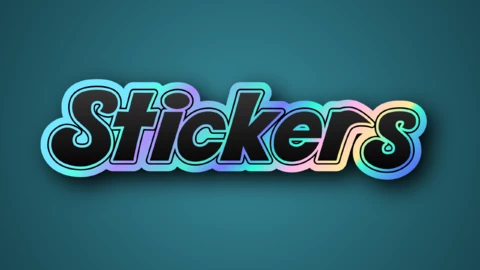 Sticker | Stickers Pastel Editable | Text Effect Generator