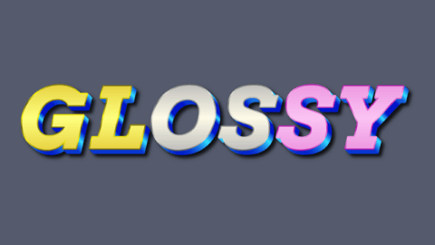 Client | Glossy Font | Text Effect Generator