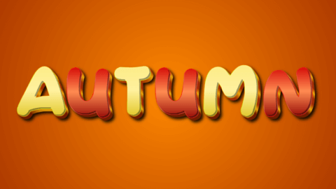 Live | Autumn 3D Font | Text Effect Generator