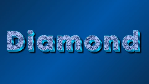 Diamant Tekst Effect