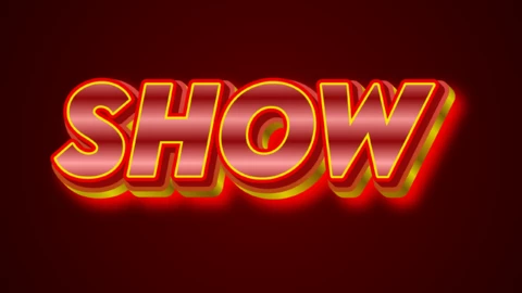 Metalen Text Effect