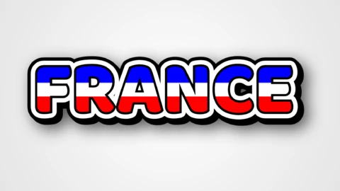 França Efecto de Texto