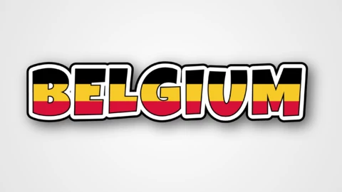 BÉLGICA Efecto de Texto