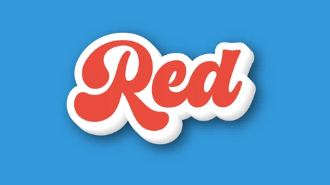 Rage Italic Font テキスト効果